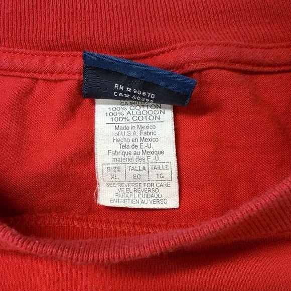 Vintage Fresno State Bulldogs T-Shirt XL‎ Red Champs Sports NCAA Licensed - Picture 4 of 7